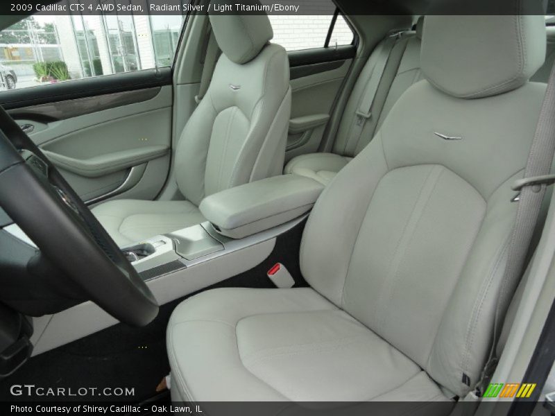 Radiant Silver / Light Titanium/Ebony 2009 Cadillac CTS 4 AWD Sedan