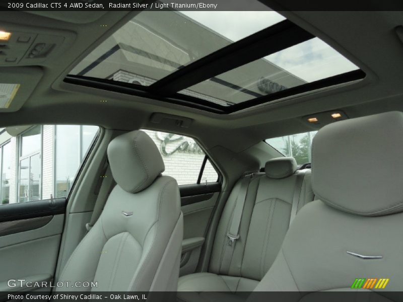 Radiant Silver / Light Titanium/Ebony 2009 Cadillac CTS 4 AWD Sedan