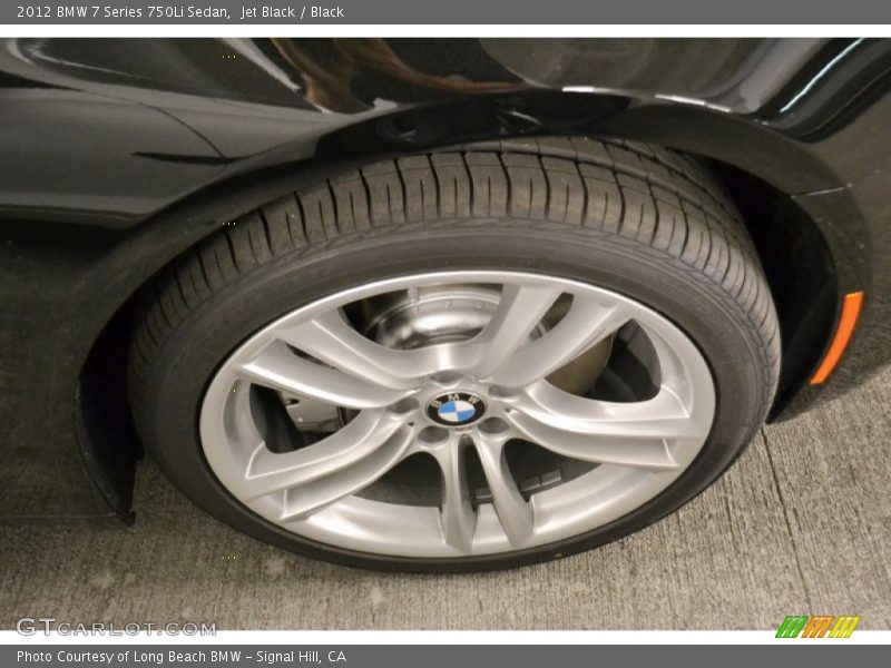 Jet Black / Black 2012 BMW 7 Series 750Li Sedan