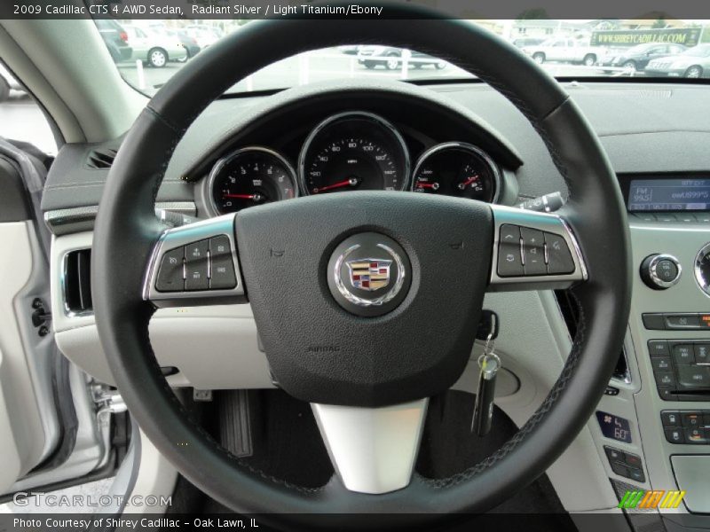 Radiant Silver / Light Titanium/Ebony 2009 Cadillac CTS 4 AWD Sedan