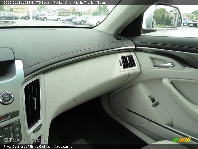 Radiant Silver / Light Titanium/Ebony 2009 Cadillac CTS 4 AWD Sedan