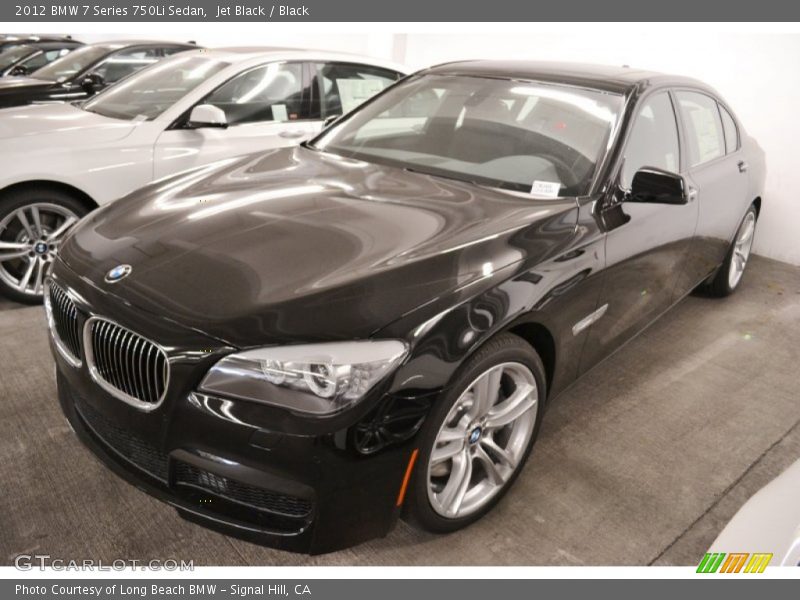 Jet Black / Black 2012 BMW 7 Series 750Li Sedan