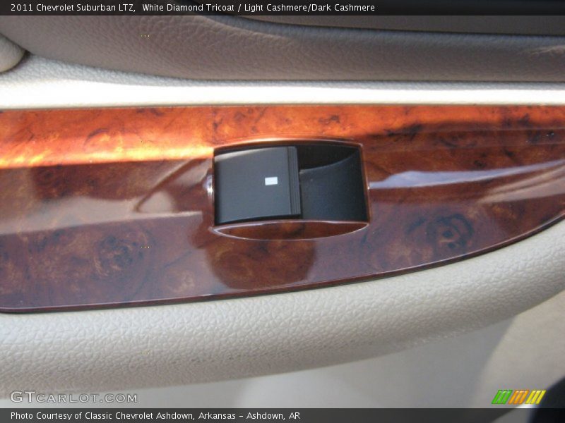 White Diamond Tricoat / Light Cashmere/Dark Cashmere 2011 Chevrolet Suburban LTZ