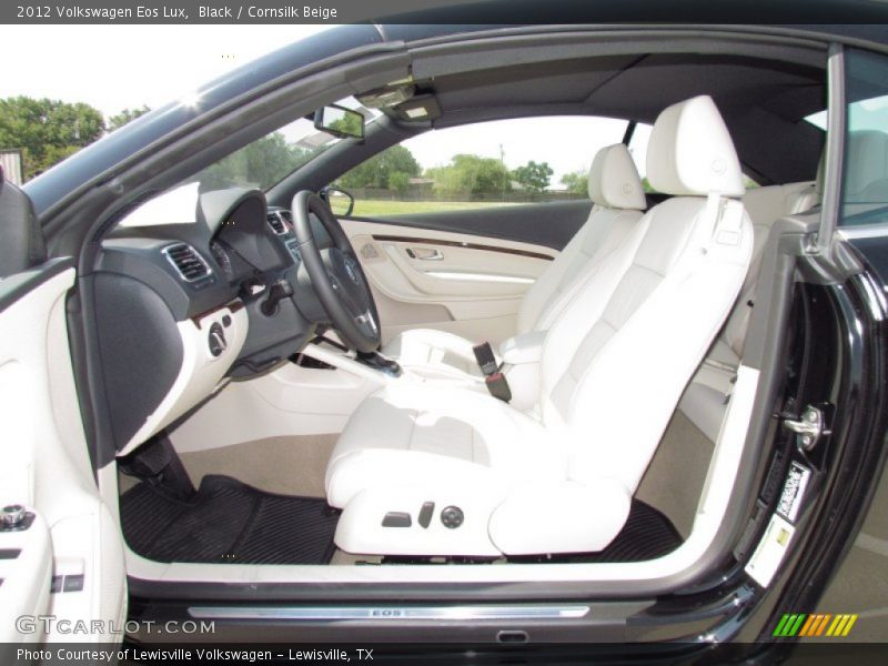 Black / Cornsilk Beige 2012 Volkswagen Eos Lux