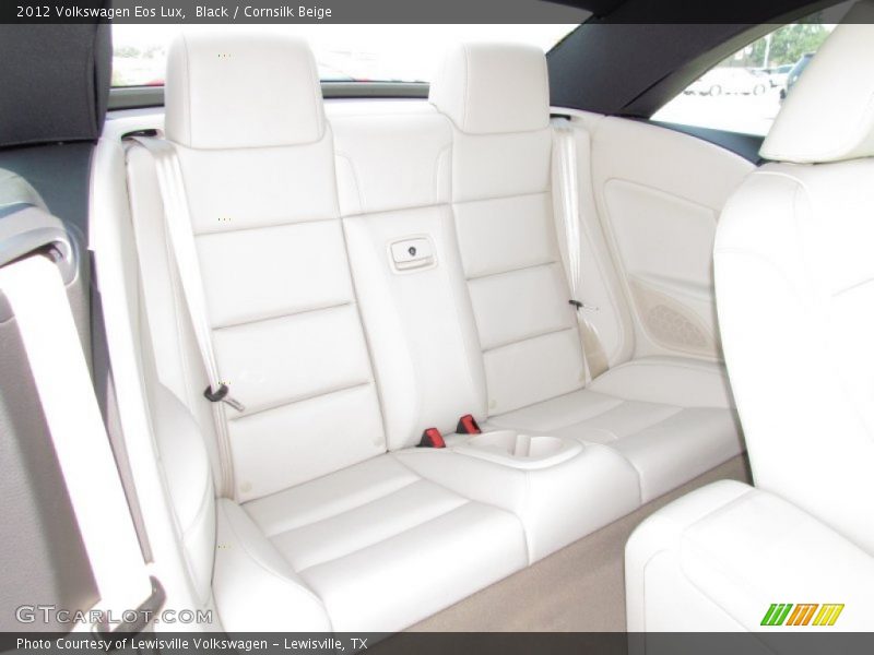 Black / Cornsilk Beige 2012 Volkswagen Eos Lux