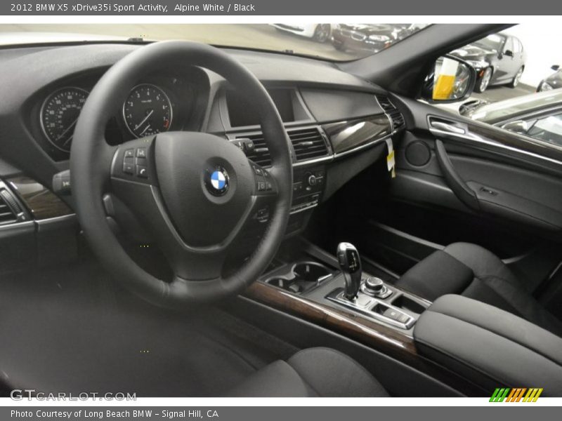Alpine White / Black 2012 BMW X5 xDrive35i Sport Activity