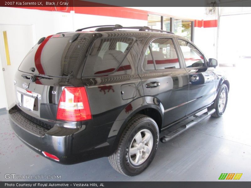 Black / Gray 2007 Kia Sorento LX