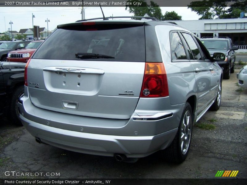Bright Silver Metallic / Pastel Slate Gray 2007 Chrysler Pacifica Limited AWD