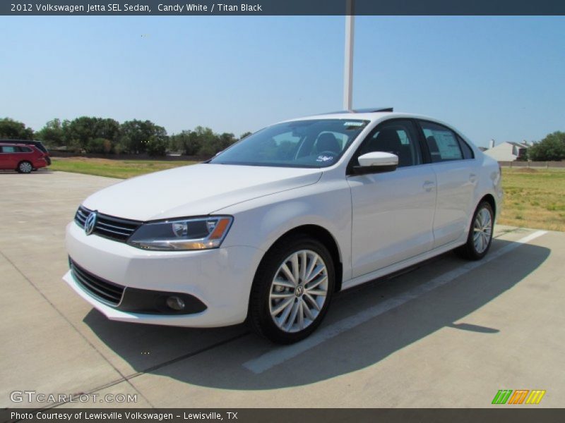 Candy White / Titan Black 2012 Volkswagen Jetta SEL Sedan
