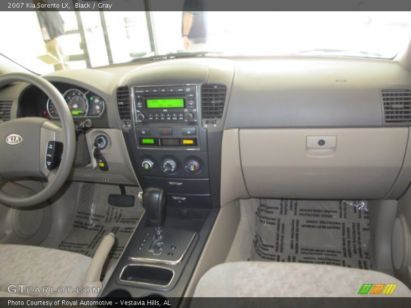 Black / Gray 2007 Kia Sorento LX