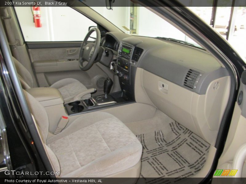 Black / Gray 2007 Kia Sorento LX