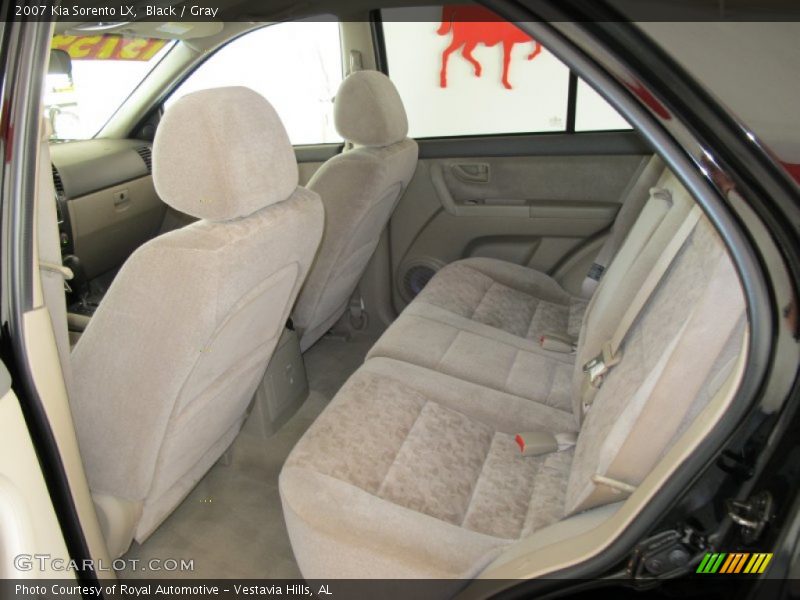 Black / Gray 2007 Kia Sorento LX