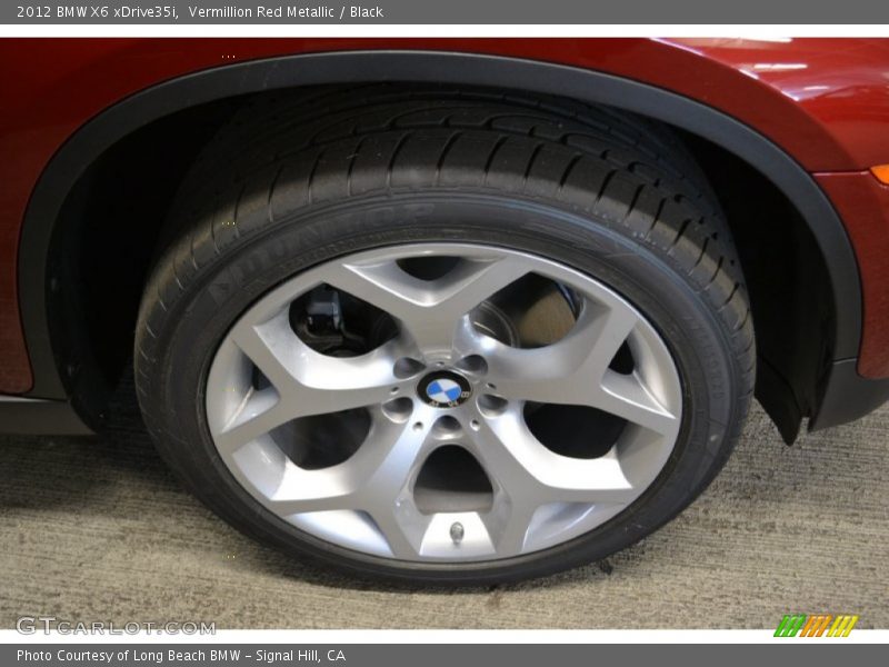 Vermillion Red Metallic / Black 2012 BMW X6 xDrive35i