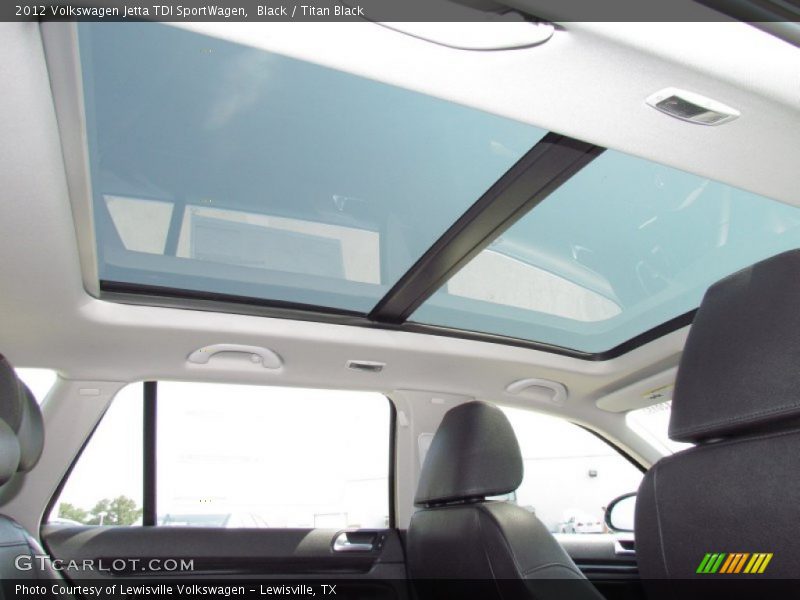 Sunroof of 2012 Jetta TDI SportWagen