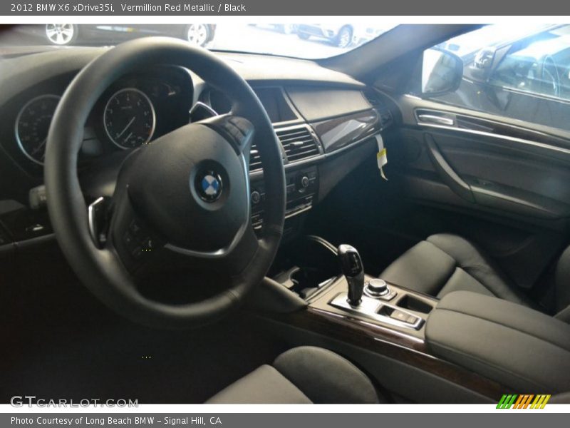 Vermillion Red Metallic / Black 2012 BMW X6 xDrive35i