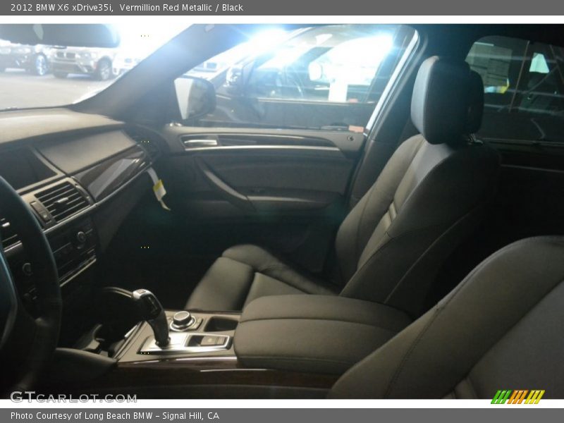 Vermillion Red Metallic / Black 2012 BMW X6 xDrive35i