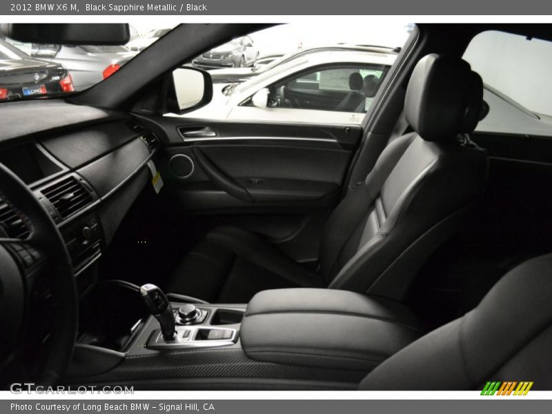 Black Sapphire Metallic / Black 2012 BMW X6 M