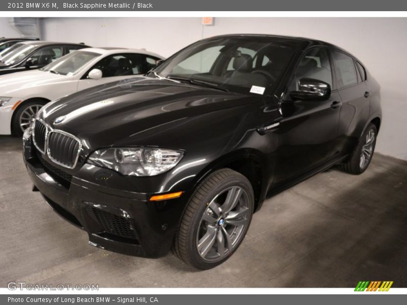 Black Sapphire Metallic / Black 2012 BMW X6 M