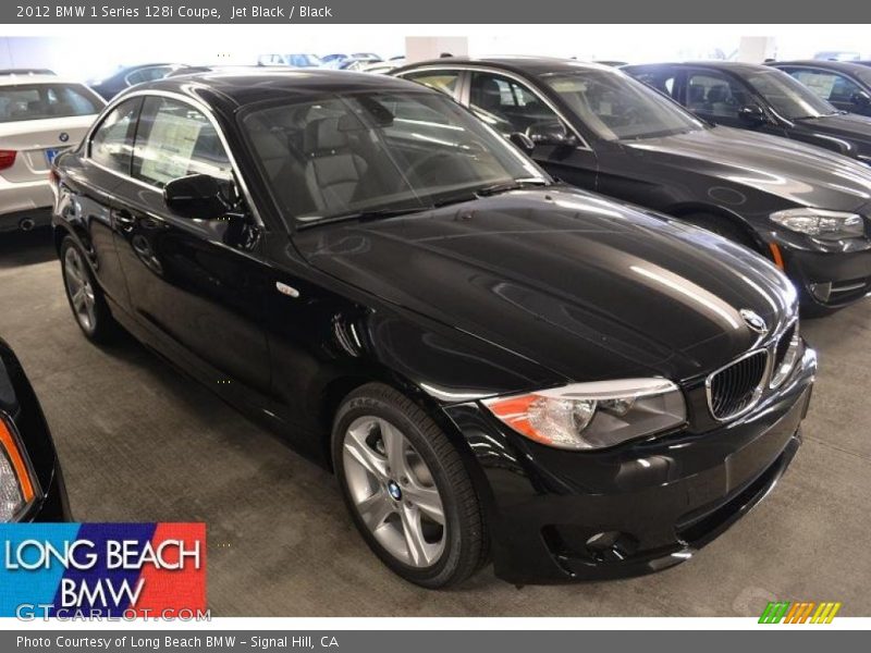 Jet Black / Black 2012 BMW 1 Series 128i Coupe