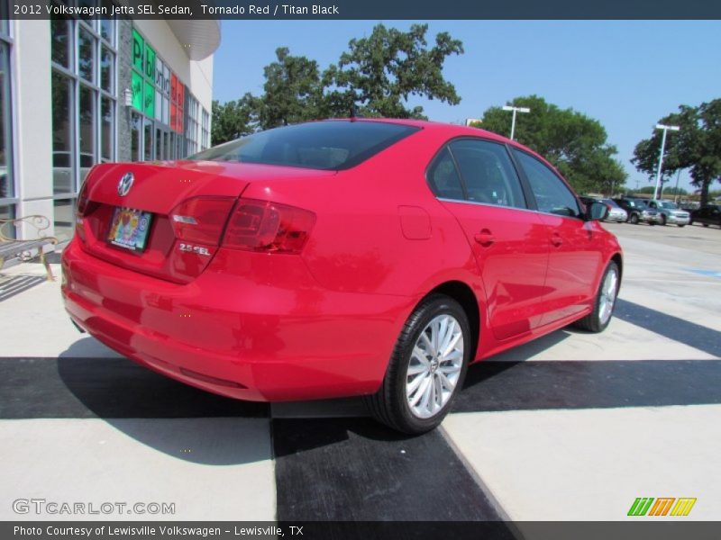 Tornado Red / Titan Black 2012 Volkswagen Jetta SEL Sedan