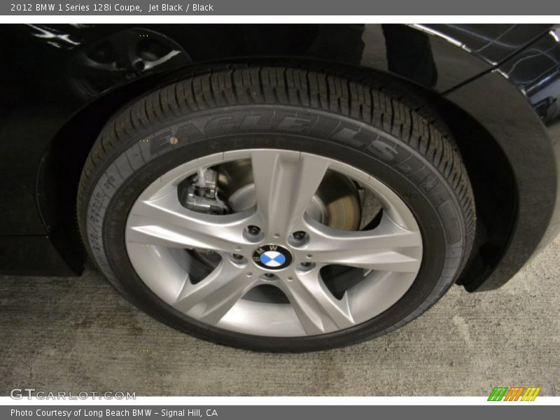 Jet Black / Black 2012 BMW 1 Series 128i Coupe