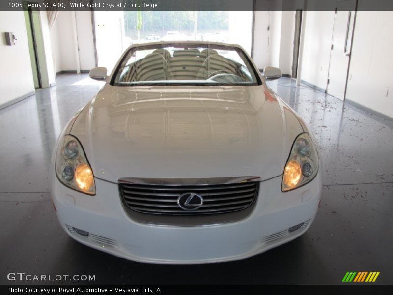 White Gold Crystal / Ecru Beige 2005 Lexus SC 430