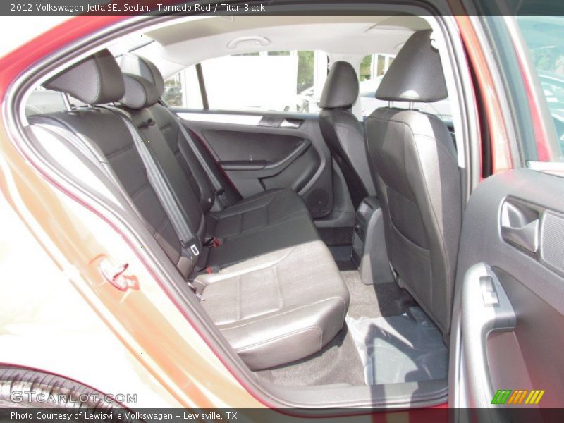 Tornado Red / Titan Black 2012 Volkswagen Jetta SEL Sedan
