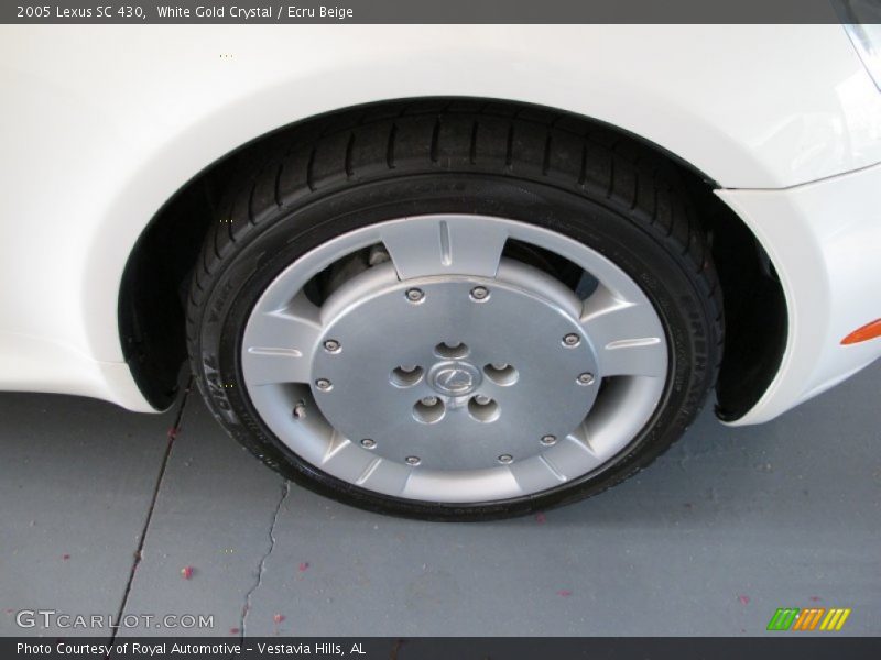 White Gold Crystal / Ecru Beige 2005 Lexus SC 430