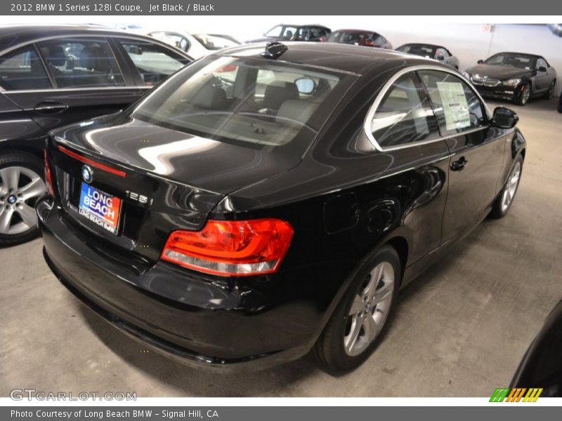 Jet Black / Black 2012 BMW 1 Series 128i Coupe