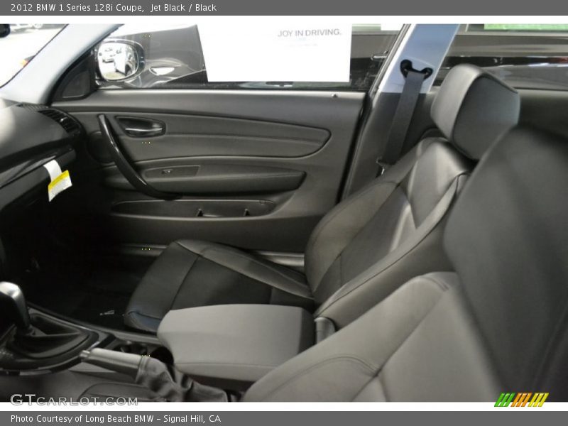 Jet Black / Black 2012 BMW 1 Series 128i Coupe