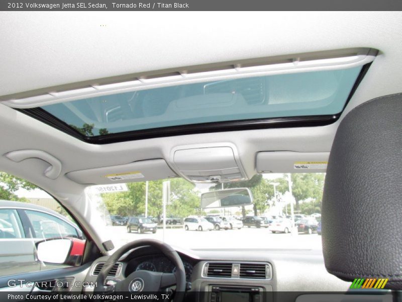 Tornado Red / Titan Black 2012 Volkswagen Jetta SEL Sedan