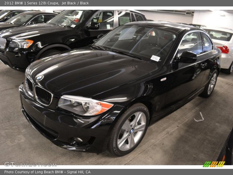 Jet Black / Black 2012 BMW 1 Series 128i Coupe