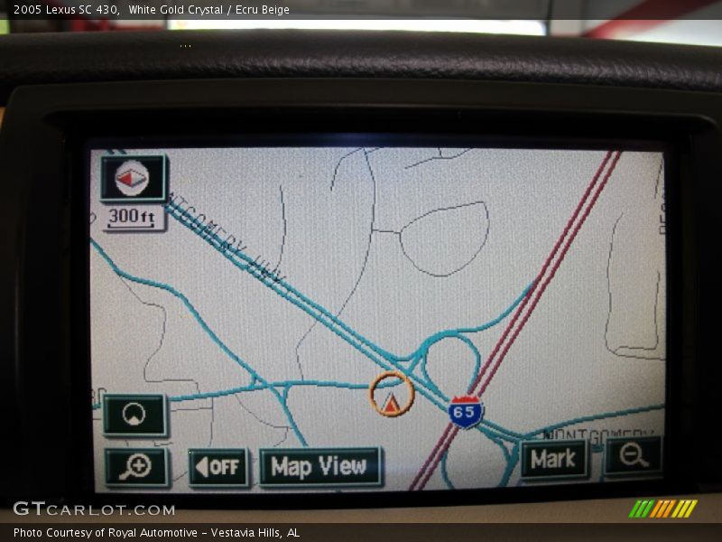 White Gold Crystal / Ecru Beige 2005 Lexus SC 430