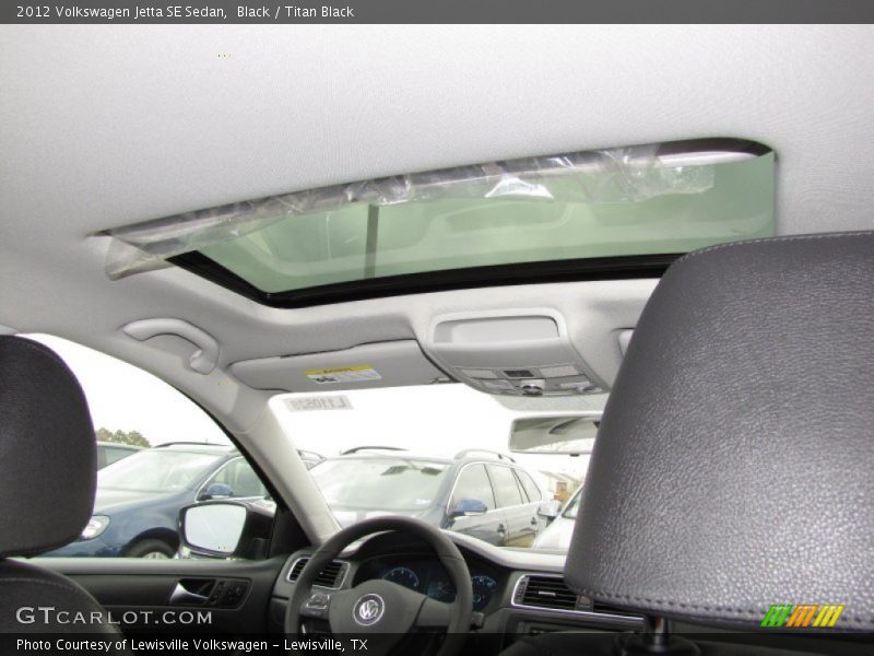 Black / Titan Black 2012 Volkswagen Jetta SE Sedan