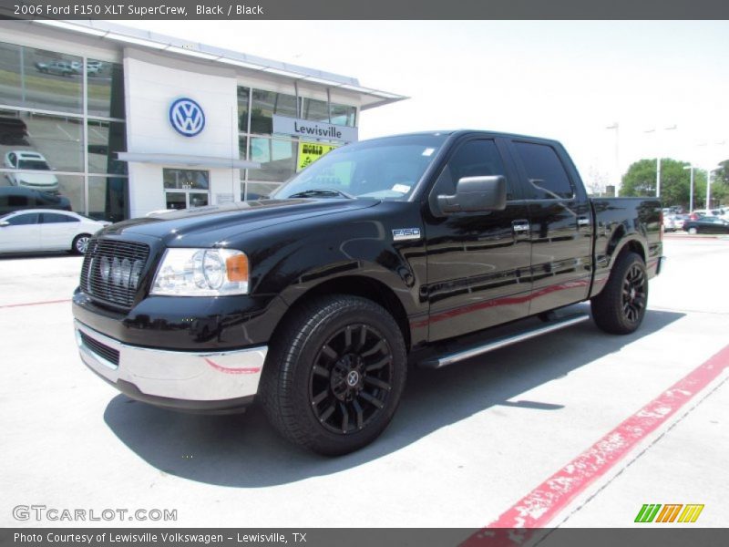 Black / Black 2006 Ford F150 XLT SuperCrew