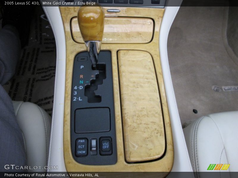 White Gold Crystal / Ecru Beige 2005 Lexus SC 430