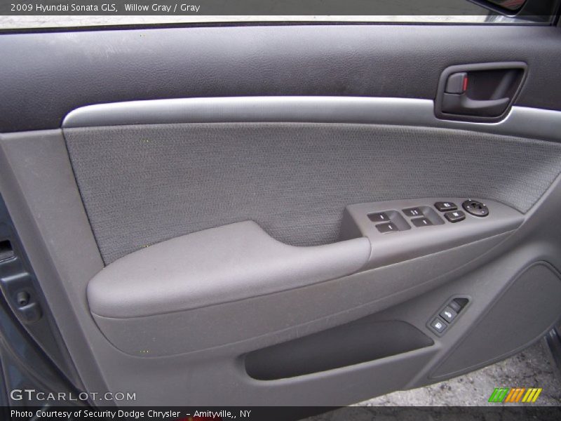 Willow Gray / Gray 2009 Hyundai Sonata GLS