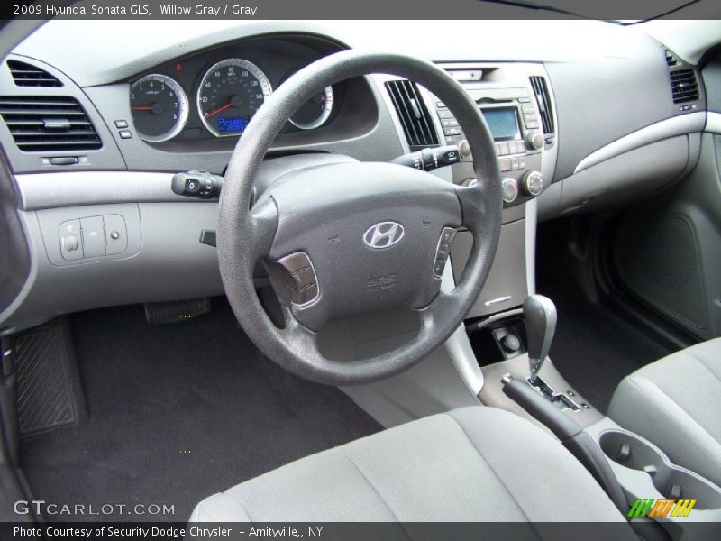 Willow Gray / Gray 2009 Hyundai Sonata GLS