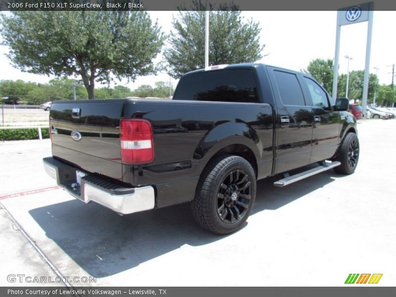 Black / Black 2006 Ford F150 XLT SuperCrew
