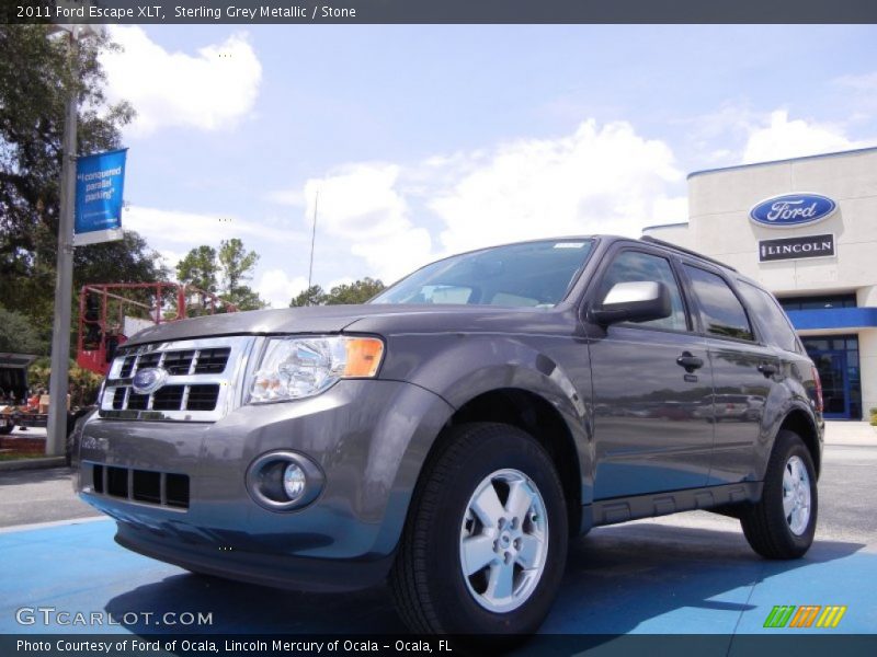 Sterling Grey Metallic / Stone 2011 Ford Escape XLT