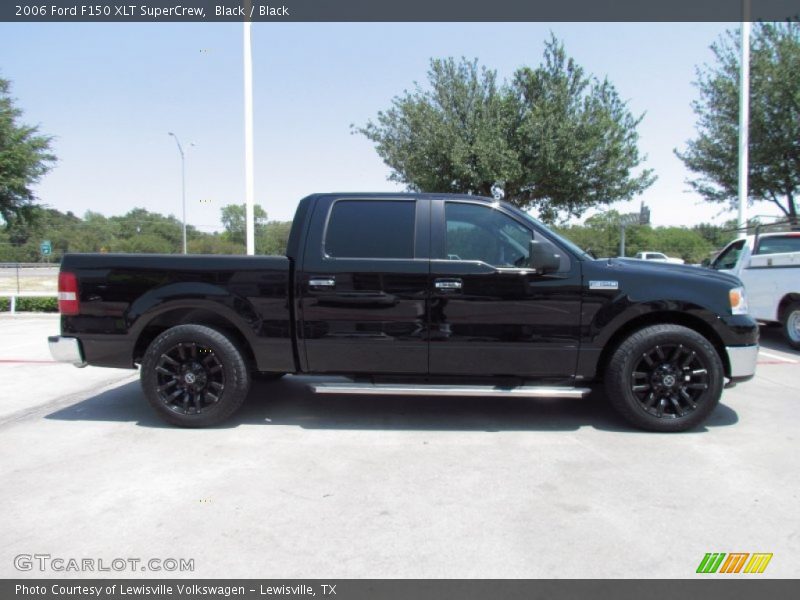 Black / Black 2006 Ford F150 XLT SuperCrew