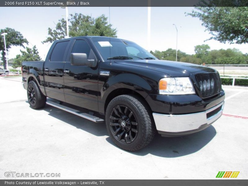 Black / Black 2006 Ford F150 XLT SuperCrew