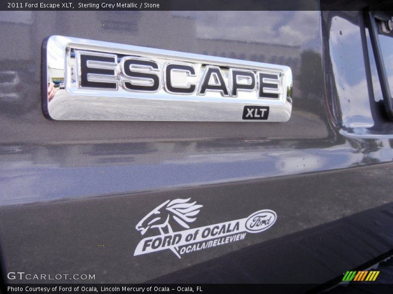 Sterling Grey Metallic / Stone 2011 Ford Escape XLT