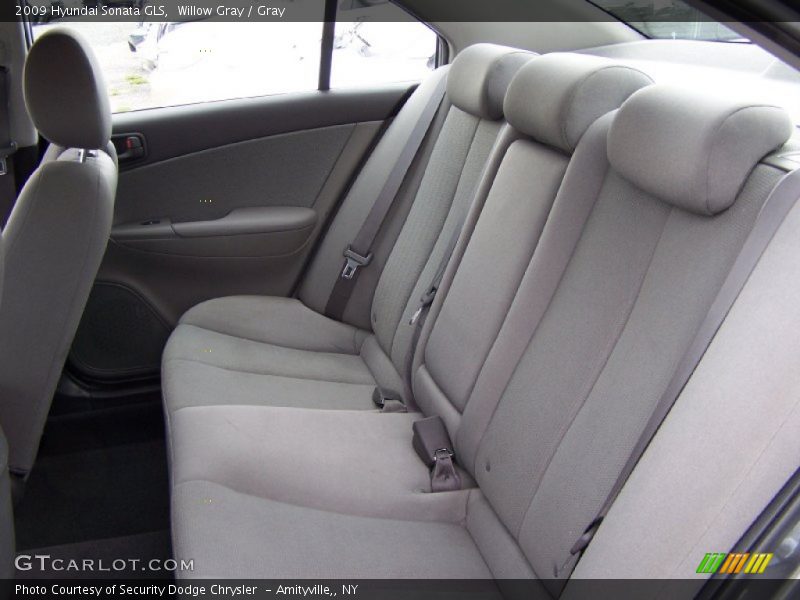 Willow Gray / Gray 2009 Hyundai Sonata GLS