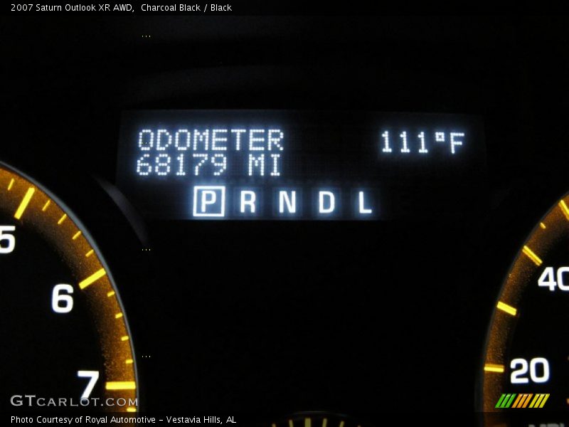 Charcoal Black / Black 2007 Saturn Outlook XR AWD