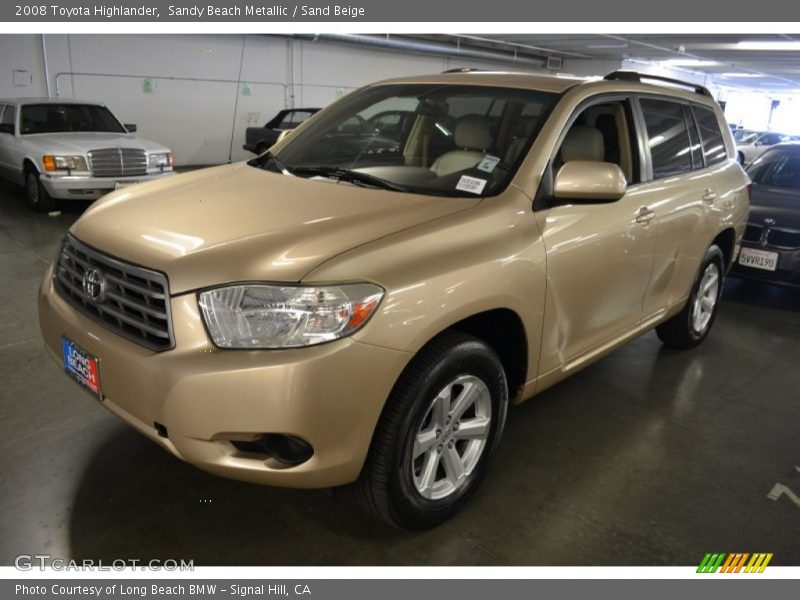 Sandy Beach Metallic / Sand Beige 2008 Toyota Highlander