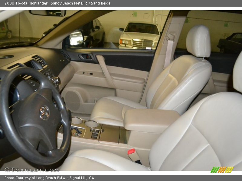 Sandy Beach Metallic / Sand Beige 2008 Toyota Highlander