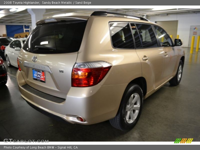 Sandy Beach Metallic / Sand Beige 2008 Toyota Highlander