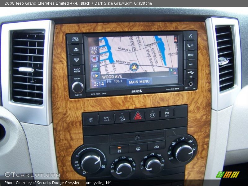 Black / Dark Slate Gray/Light Graystone 2008 Jeep Grand Cherokee Limited 4x4