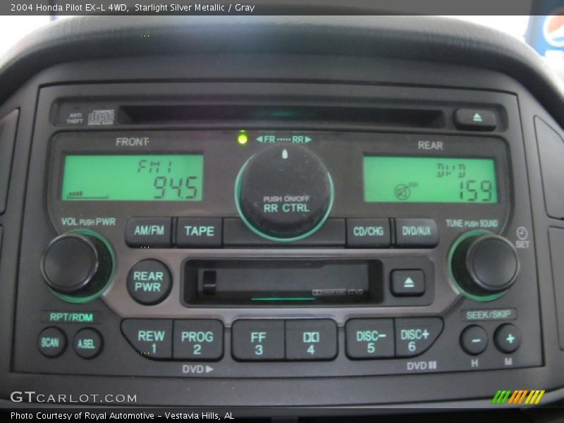 Starlight Silver Metallic / Gray 2004 Honda Pilot EX-L 4WD